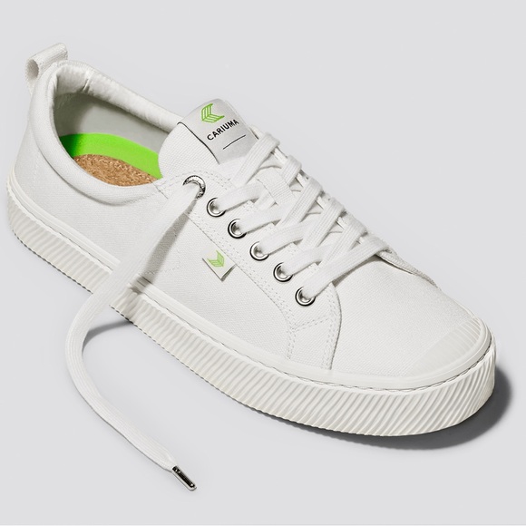 New Cariuma Off-White Canvas OCA LOW Sneakers Size 8.5M - Picture 4 of 11